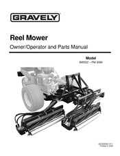 Gravely PM-3084 Owner/Operator And Parts Manual
