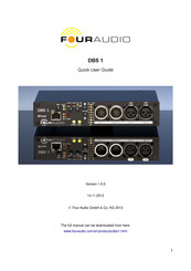Four Audio DBS1 Quick User Manual