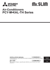 Mitsubishi Electric PCY-M13KAL Installation Manual