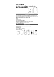 Trans Electric DAS-2420 Manual