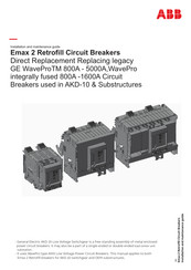 ABB Emax 2 Retrofill Installation And Maintenance Manual