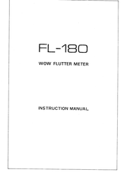 Kenwood FL-180 Instruction Manual