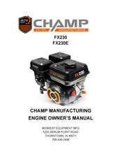 Champ FX230E Owner's Manual