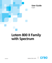 Creo Lotem 800 II Series User Manual