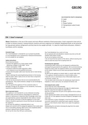 GREENBLUE GB190 User Manual