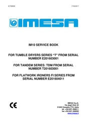 Imesa IM10 Service Book
