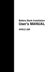 NXT Power NPB12-36R User Manual