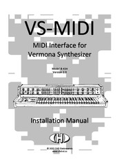CHD Elektroservis VS-MIDI 8-434 Installation Manual