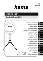 Hama SpotLight Steady 120 II Operating Instructions Manual