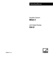 HBM DA12 Operating Manual
