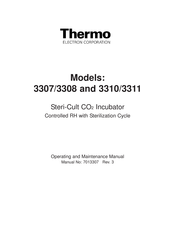 Thermo 3308 Operating And Maintenance Manual