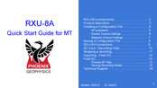 Phoenix Geophysics RXU-8A Quick Start Manual