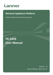 Lanner FX-3420 User Manual