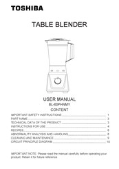 Toshiba BL-60PHNMY User Manual