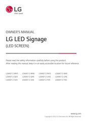 LG LSAA012-MX6 Owner's Manual