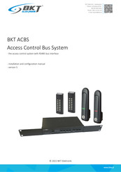 BKT Elektronik ACWS Installation And Configuration Manual