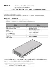 NEC N8105-58 User Manual