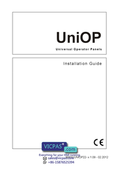Vicpas UniOP CP02R-04 Installation Manual