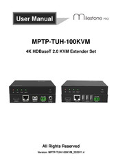 Milestone pro MPTP-TUH-100KVM User Manual