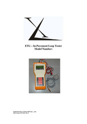 ETG LTM-1000 Manual