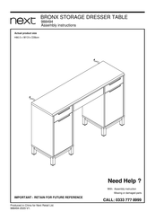 Next 988494 Assembly Instructions Manual