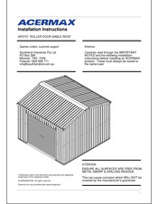 ACERMAX AP3737 Installation Instructions Manual