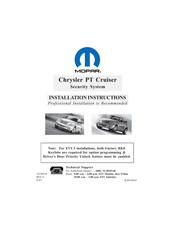 Mopar K6859682 Installation Instructions Manual