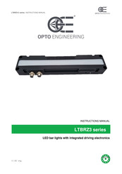 opto engineering LTBRZ3-C-IR Series Instruction Manual