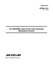 Maxim MAX3865 Manual