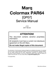 Marq Colormax Par64 Service Manual