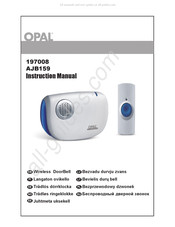 Opal AJB159 Instruction Manual