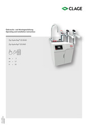 clage Zip HydroTap G5 B 60 Operating And Installation Instructions