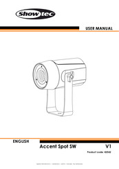 SHOWTEC Accent Spot SW User Manual