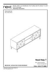 Next 914398 Assembly Instructions Manual