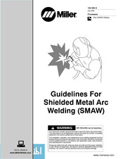 Miller Shielded Metal Arc Welding Manuallines