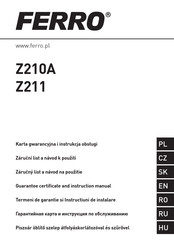 Ferro Z211 Instruction Manual