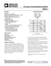 Analog Devices AD8221ARM Manual