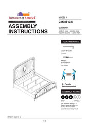 Furniture of America CM7864CK Assembly Instructions Manual