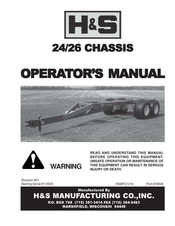 H&S 24/26 Operator's Manual