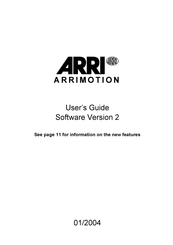 Arri ARRIMOTION User Manual