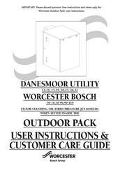 Bosch Worcester 90-110 User Instructions & Customer Care Manual