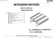 Mitsubishi MOTORS CV-0MW7G21-7 Service Manual