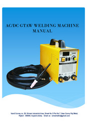 Soham Impex SI-TIG-300 Operating Manual