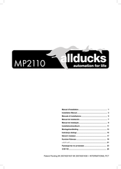 Allducks MP2110 Installation Manual