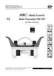 HBC-Radiomatic PM NTU Operating Instructions Manual