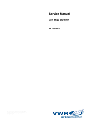 Vwr Mega Star 600R Service Manual