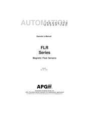 Apg FLR Series Operator's Manual