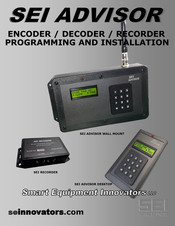 SEI ADVISOR DS100 Programming And Installation Manual