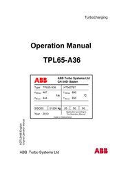 ABB HT562787 Operation Manual