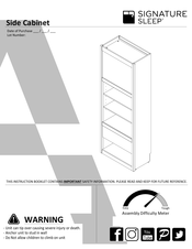 Signature Sleep 8169341COM Assembly Instructions Manual
